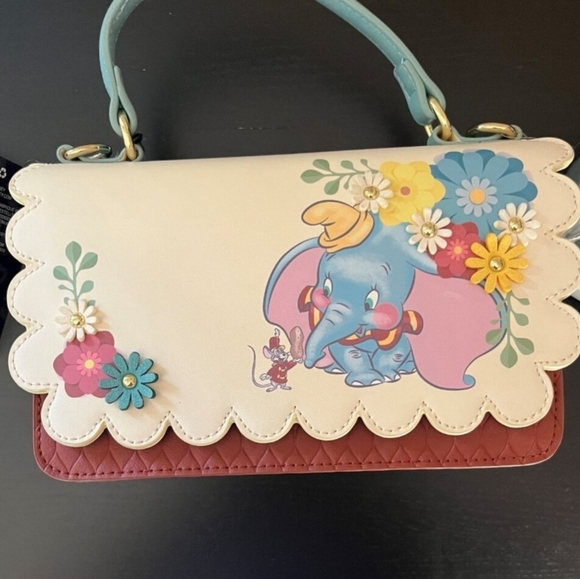 Loungefly Handbags - Loungefly Disney Dumbo Floral Crossbody Bag
